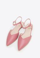Leather low heel slingbacks, pink, 98-D-952-P-39, Photo 2