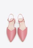 Leather low heel slingbacks, pink, 98-D-952-P-37, Photo 3