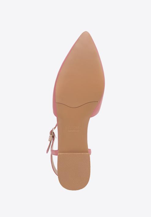 Leather low heel slingbacks, pink, 98-D-952-P-37, Photo 6