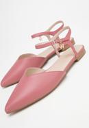 Leather low heel slingbacks, pink, 98-D-952-1-37, Photo 7