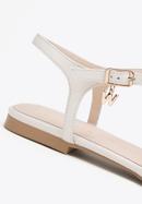 Leather low heel slingbacks, cream, 98-D-952-0-39, Photo 8