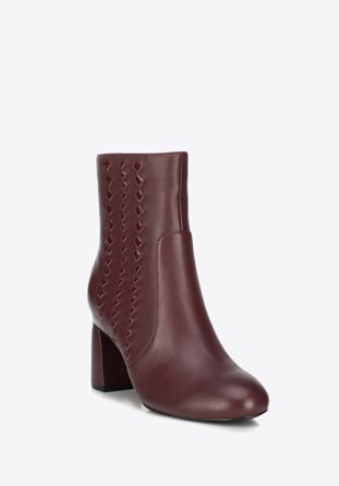 Women's ankle boots, burgundy, 89-D-909-2-37, Photo 1
