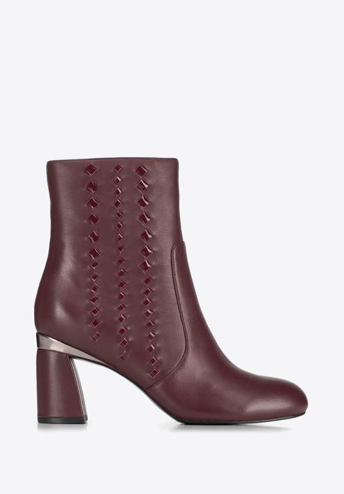 Women's ankle boots, burgundy, 89-D-909-2-40, Photo 2