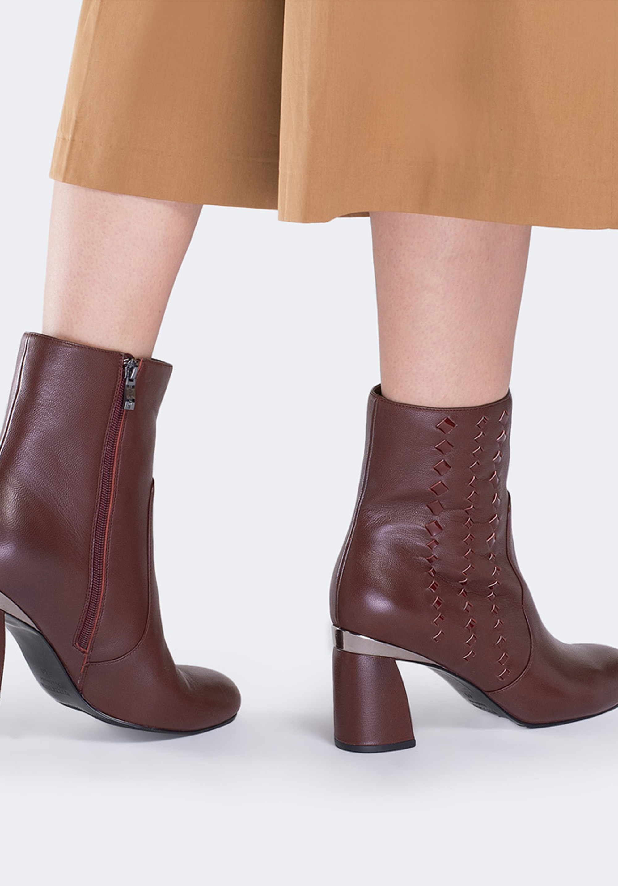 Women's ankle boots, burgundy, 89-D-909-2-37, Photo 1