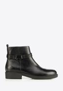 Leather ankle boots, black, 93-D-552-4-35, Photo 1
