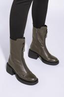 Leather combats boots, green, 95-D-500-Z-35, Photo 15