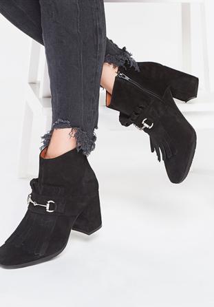Women's ankle boots, black, 87-D-458-1-36, Photo 1