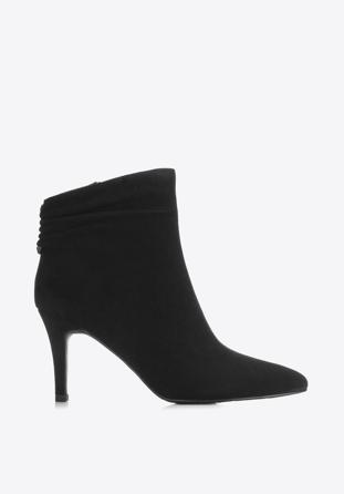 Women's high stiletto heel boots, black, 91-D-961-1-39, Photo 1