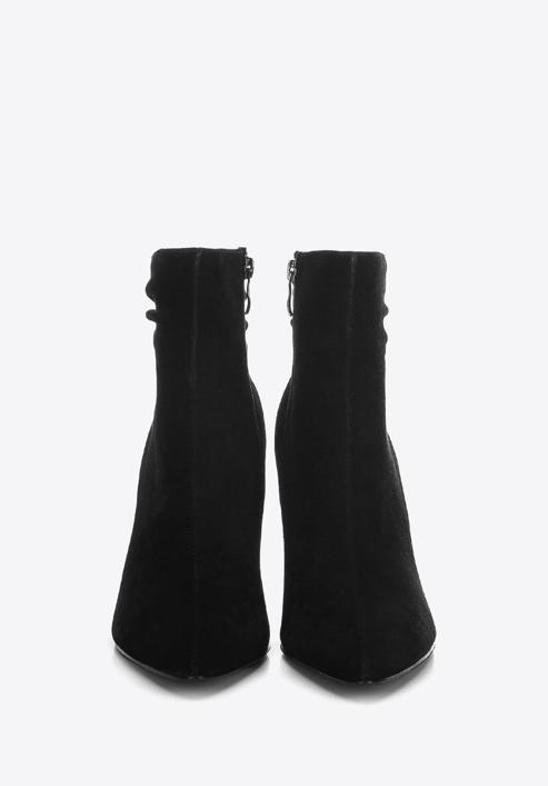 Women's high stiletto heel boots, black, 91-D-961-1-39, Photo 4