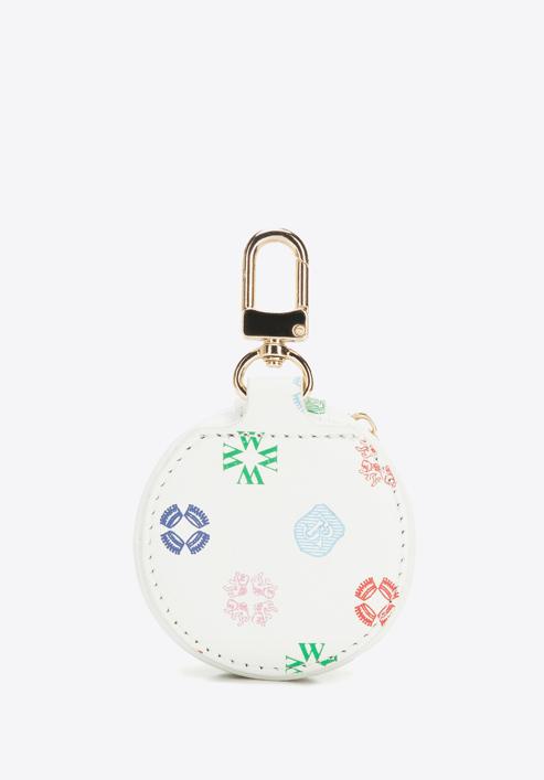 Small round leather case, off white, 34-2-002-1B, Photo 2