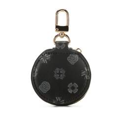 Small round leather case, black, 34-2-002-1B, Photo 1