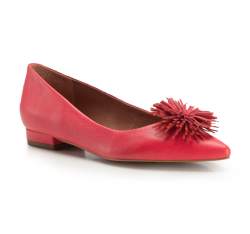 Women's ballerina shoes, raspberry, 86-D-560-3-37, Photo 1