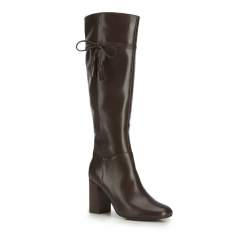 Women's knee high boots, dark brown, 87-D-902-4-36, Photo 1