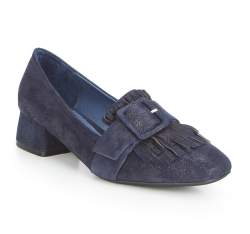 Women's court shoes, navy blue, 87-D-918-7-36, Photo 1