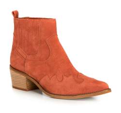 Women's shoes, brick red, 90-D-050-6-35, Photo 1