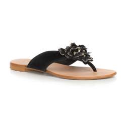 klapki damskie skórzane białe