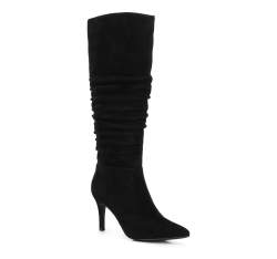 High stiletto heel knee high boots, black, 91-D-963-1-39, Photo 1