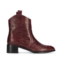 Жіночі ковбойські чоботи з шкіри croco 95-D-502-3