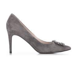 Women's shoes, grey, 86-D-650-8-40, Photo 1