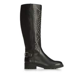 Women's knee high boots, black, 87-D-900-1-36, Photo 1