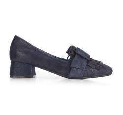 Women's court shoes, navy blue, 87-D-918-7-36, Photo 1