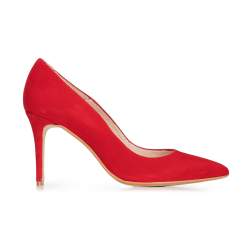 Women's shoes, red, 89-D-150-3-37, Photo 1