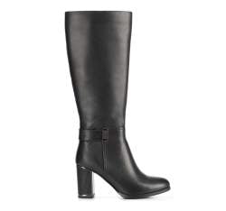 Women's knee high boots, black, 89-D-962-1-36, Photo 1