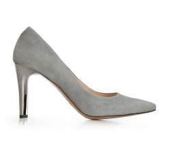 Women's shoes, grey, 90-D-200-8-40, Photo 1
