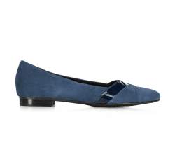 Women's ballerina shoes, navy blue, 90-D-205-7-35, Photo 1