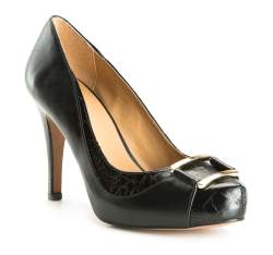 Women's shoes, black, 83-D-752-1-41, Photo 1