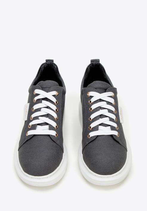 Sneakers, dark grey, 97-D-522-1-36, Photo 3
