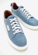 Damskie sneakersy dżinsowe na platformie, jasny niebieski, 97-D-522-1-35, Zdjęcie 7