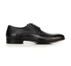 Buty do garnituru skórzane klasyczne, czarny, 92-M-918-4-40, Zdjęcie 1