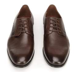 Buty do garnituru skórzane klasyczne, brązowy, 92-M-918-4-39, Zdjęcie 1