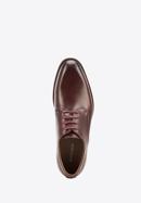 Men's leather lace up shoes, cherry, 94-M-515-8-40, Photo 4