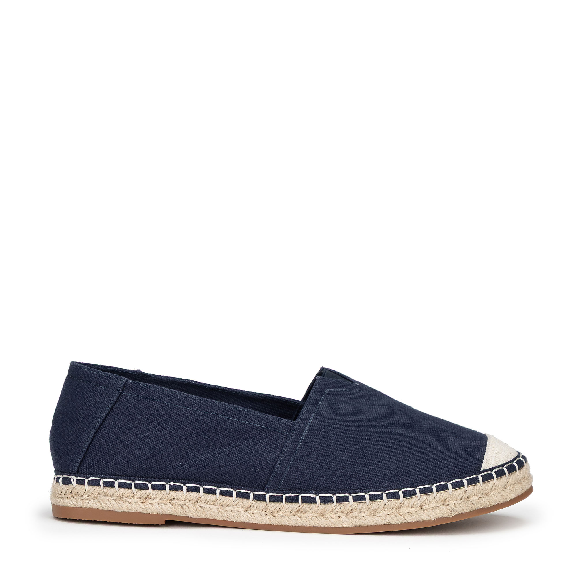Textilné espadrilky s pletenou špičkou Wittchen – tmavomodrá