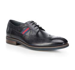 Men's shoes, navy blue, 88-M-811-7-41, Photo 1