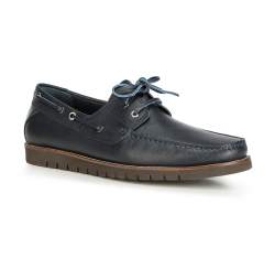 Men's shoes, navy blue, 90-M-505-7-44, Photo 1
