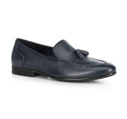 Men's shoes, navy blue, 90-M-506-8-41, Photo 1