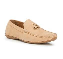 Men's shoes, light brown, 90-M-905-9-40, Photo 1