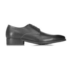 Męskie buty derby z drobnym wzorem, szary, 88-M-924-8-44, Zdjęcie 1