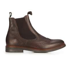 Men's shoes, brown, 89-M-352-4-41, Photo 1