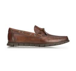 Men's shoes, dark brown, 90-M-503-4-41, Photo 1
