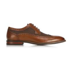 Men's shoes, brown, 90-M-509-5-39, Photo 1
