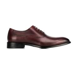 Men's shoes, burgundy, 90-M-515-2-43, Photo 1