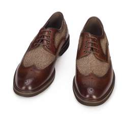 Men's shoes, brown, 93-M-516-4-43, Photo 1