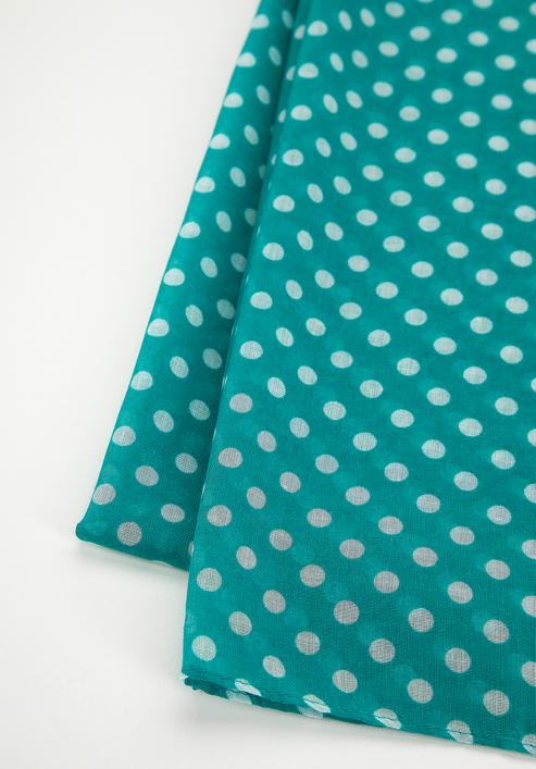 Women's thin scarf with polka dots, -, 98-7D-X02-X2, Photo 3