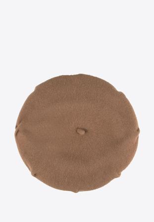 Czapka damska, brązowy, 89-HF-100-5, Zdjęcie 1
