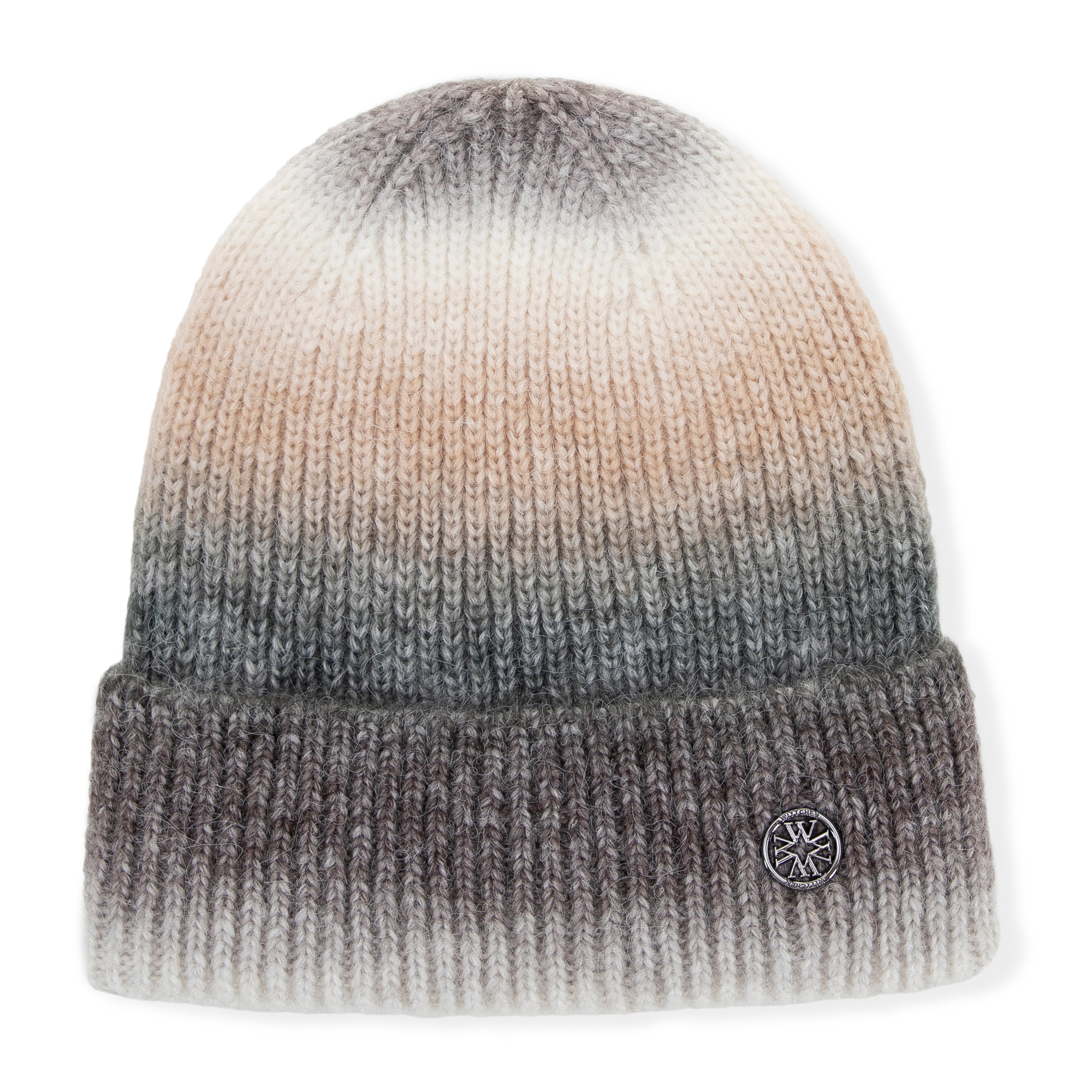 Dámska zimná čiapka s vyhnutým lemom a ombré vzorom – štýlová ochrana pred chladom 101-HF-201-89