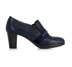 Women's shoes, navy blue, 92-D-653-7-37, Photo 1